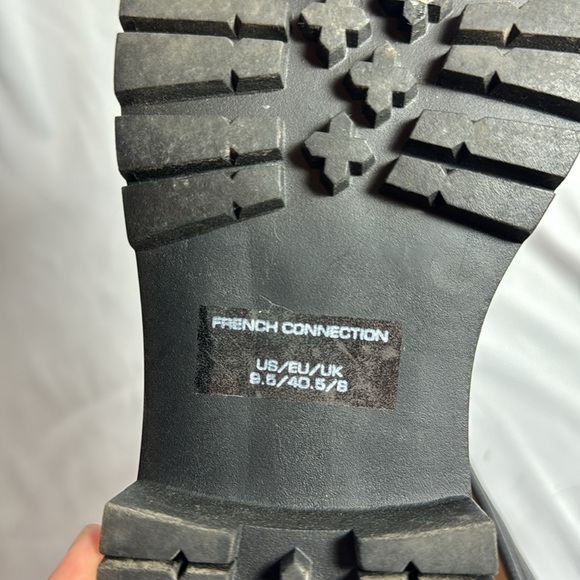 French Connection Black Platform Tatiana Loafers SIZE 9.5 - Picture 5 of 5